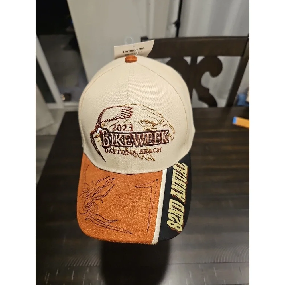 82nd‎ Annual Bike Week Daytona Beach Bike Week 2023 Hat Eagle Embroidered